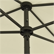 vidaXL Tiltable Beach Parasol in Sand Yellow