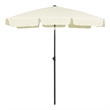 vidaXL Tiltable Beach Parasol in Sand Yellow