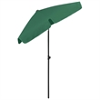 vidaXL Tiltable Beach Parasol in Green