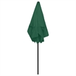 vidaXL Tiltable Beach Parasol in Green