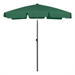 vidaXL Tiltable Beach Parasol in Green