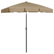 vidaXL Tiltable Beach Parasol in Taupe