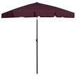vidaXL Tiltable Beach Parasol in Bordeaux Red