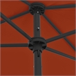 vidaXL Tiltable Beach Parasol in Terracotta