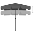 vidaXL UV-Resistant Beach Parasol in Anthracite