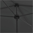 vidaXL UV-Resistant Beach Parasol in Anthracite