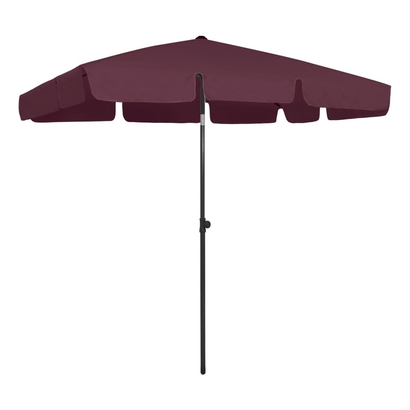 vidaXL Beach Parasol Bordeaux Red