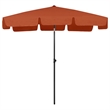 vidaXL Tiltable Beach Parasol in Terracotta