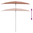 vidaXL Garden Parasol in Terracotta