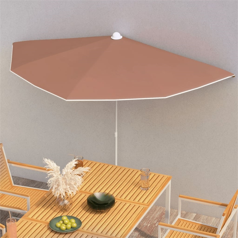 vidaXL Garden Parasol in Terracotta