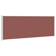 vidaXL Retractable Side Awning with PU coating in Brown