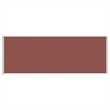vidaXL Retractable Side Awning with PU coating in Brown