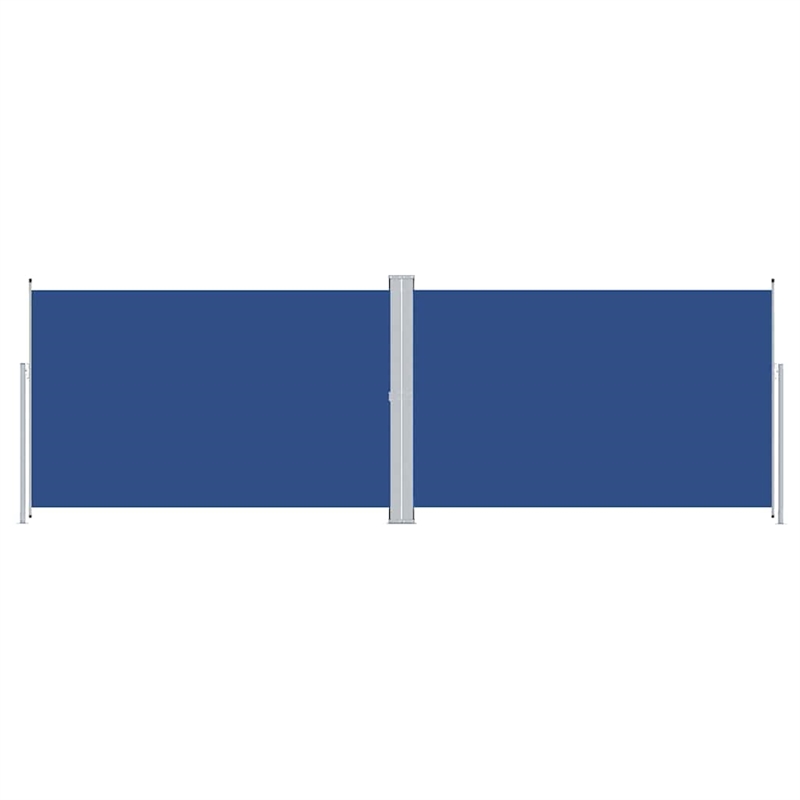 vidaXL Side Awning with PU coating in Blue