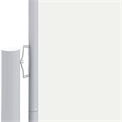vidaXL Large Retractable Side Awning with PU Coating in Cream