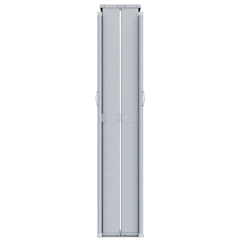 vidaXL Large Retractable Side Awning with PU Coating in Cream