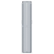 vidaXL Large Retractable Side Awning with PU Coating in Cream