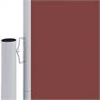 vidaXL Side Awning with PU Coating in Brown