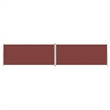 vidaXL Side Awning in Brown