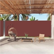 vidaXL Side Awning in Brown