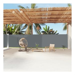 vidaXL Side Awning with PU Coating in Anthracite