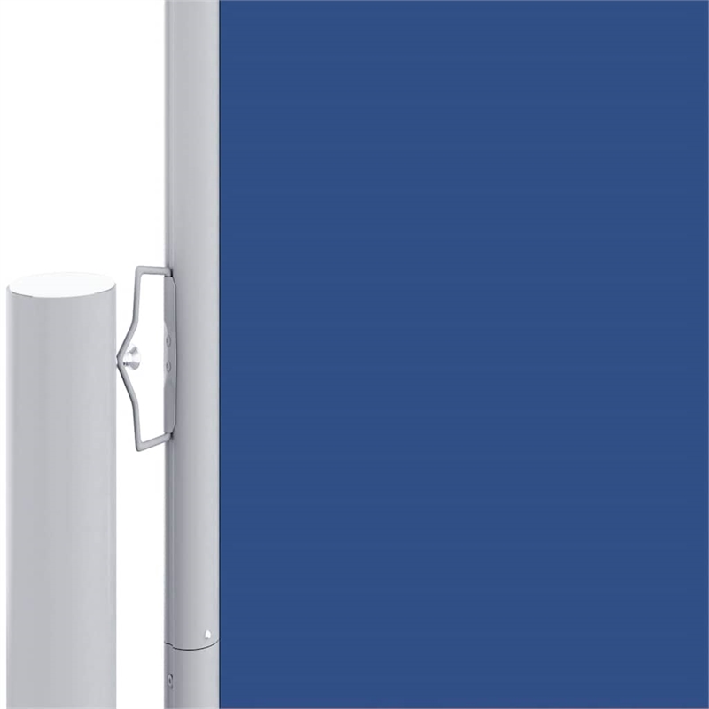 vidaXL Large Side Awning with PU Coating in Blue