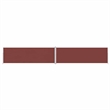 vidaXL Large Retractable Side Awning in Brown