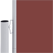 vidaXL Large Retractable Side Awning in Brown
