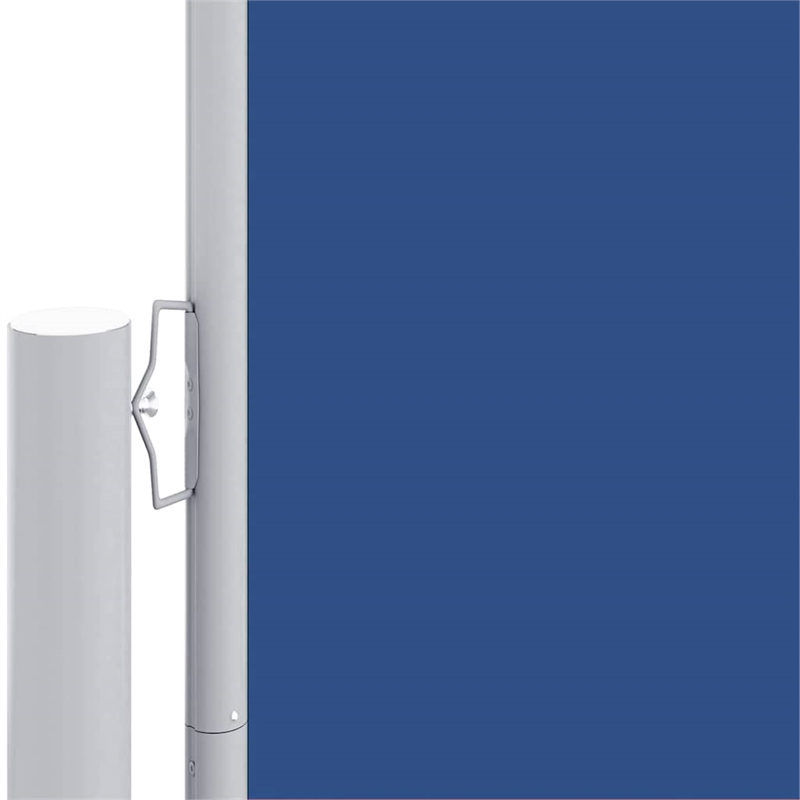 vidaXL Large Side Awning with PU Coating in Blue