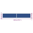 vidaXL Large Side Awning with PU Coating in Blue