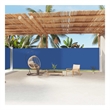 vidaXL Large Side Awning with PU Coating in Blue
