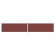 vidaXL Extra Long Retractable Side Awning in Brown