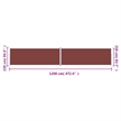 vidaXL Extra Long Retractable Side Awning in Brown