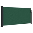 vidaXL Retractable Side Awning in Dark Green