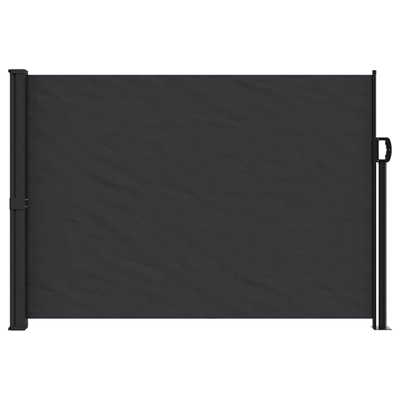 vidaXL Retractable Side Awning in Black