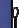 vidaXL Large Retractable Side Awning with PU Coating in Blue