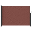 vidaXL Retractable Side Awning in Brown