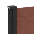 vidaXL Retractable Side Awning in Brown