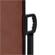 vidaXL Retractable Side Awning in Brown