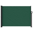 vidaXL Retractable Side Awning in Dark Green