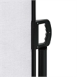 vidaXL Retractable Side Awning with PU Coating in White