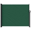 vidaXL Retractable Side Awning in Dark Green