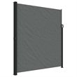 vidaXL Retractable Side Awning in Anthracite