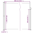 vidaXL Retractable Side Awning in Anthracite