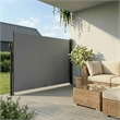 vidaXL Retractable Side Awning in Anthracite