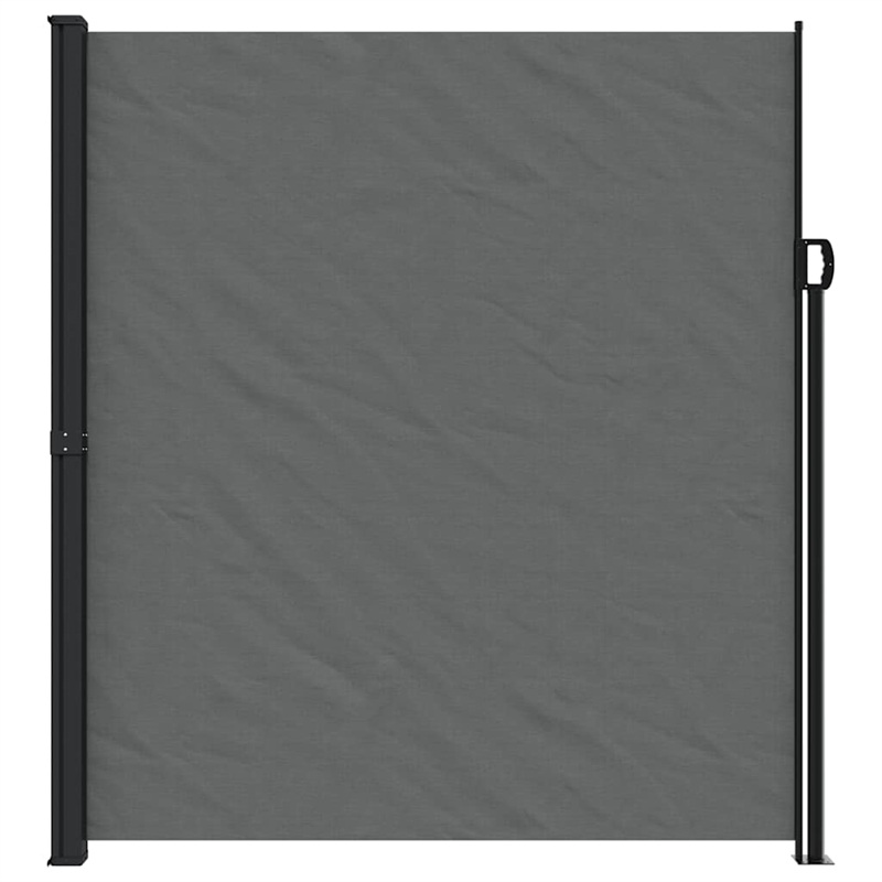 vidaXL Retractable Side Awning in Anthracite