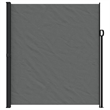 vidaXL Retractable Side Awning in Anthracite
