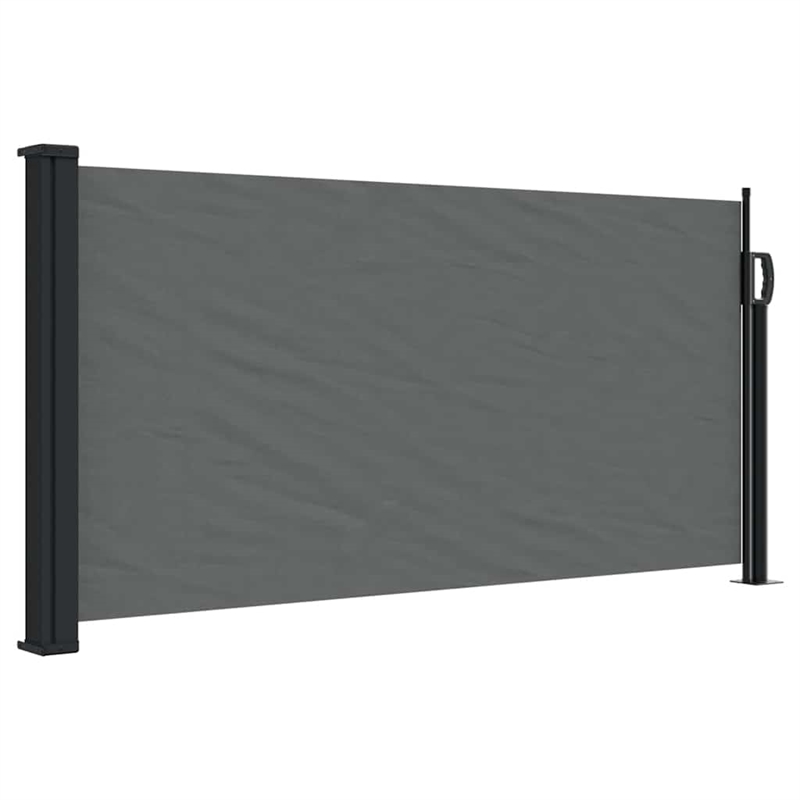 vidaXL Retractable Side Awning in Anthracite
