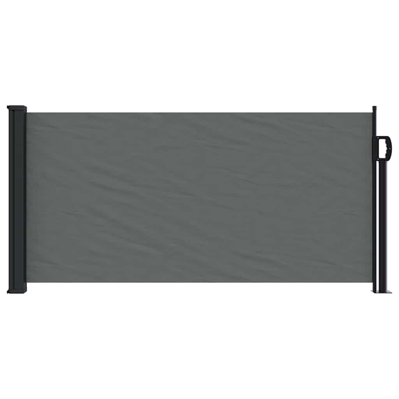 vidaXL Retractable Side Awning in Anthracite