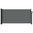 vidaXL Retractable Side Awning in Anthracite