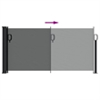 vidaXL Retractable Side Awning in Anthracite